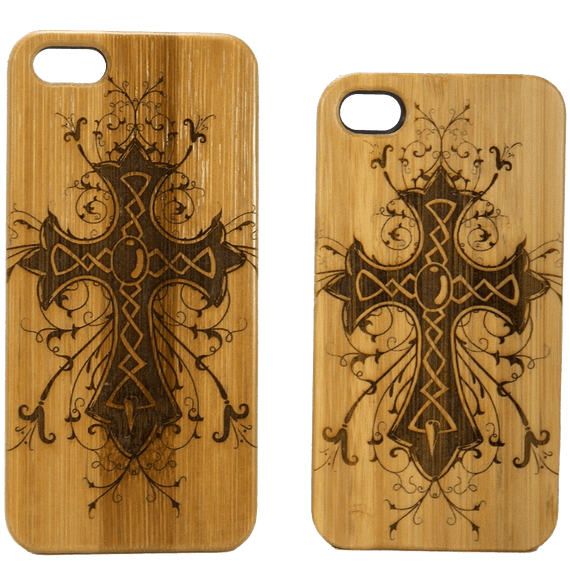 Celtic Cross iPhone 6 Case Eco-Friendly Bamboo Wood Cover